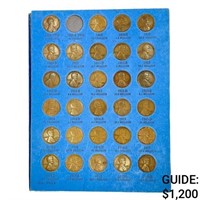 1909-1940 Lincoln Cent Book (88 Coins)