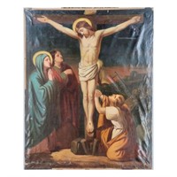 Jesus Dies on the Cross Oil On Canvas