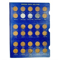 1941-1984 Lincoln Cent Book (53 Coins)