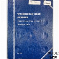 1946-1959 Washington Quarter Book (36 Coins)