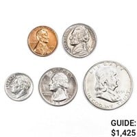 1951 US Proof Set (5 Coins) GEM BU