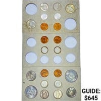 1955 US UNC Coin Set (22 Coins)