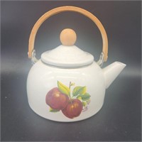 Enamel Apple Teapot