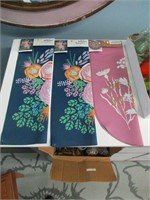 Lot of 3 - Double Sided Garden Flags