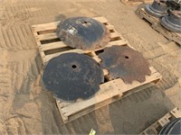 PALLET WITH DISK BLADES