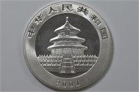 2001 Silver .999 China Panda