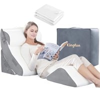 Kingfun 4pcs Orthopedic Bed Wedge Pillow Set