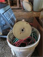 bucket of wire