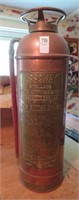 copper/brass fire extinguisher