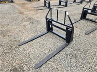 48" Skid Steer Pallet Fork Attachment