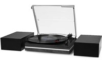 Record Player for Vinyl with External Speakers