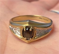 Vintage 10k Gold Ladies Statement Ring