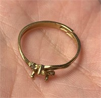 10k Gold Ladies Scrap Ring
