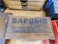 ADVERTISING BOX "SAPOLIO" SOLE MANUFACTURES