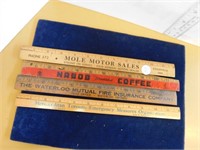 4 RULERS - NABOB COFFEE;  MOLE MOTOR SALES;