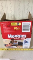 New box of Huggies wipes