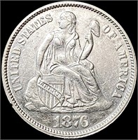 1876 Seated Liberty Dime