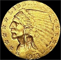 1913 $2.50 Gold Quarter Eagle