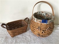 2 Retro Longaberger Baskets