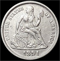 1891-O Seated Liberty Dime