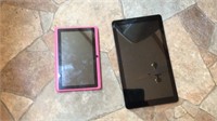 Two tablets, no chargers