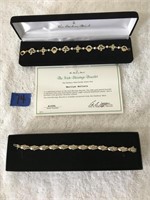 24K Gold Bracelets "Irish Blessings Bracelet"