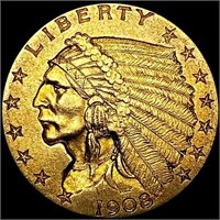 1908 $2.50 Gold Quarter Eagle
