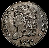 1825 Classic Head Half Cent