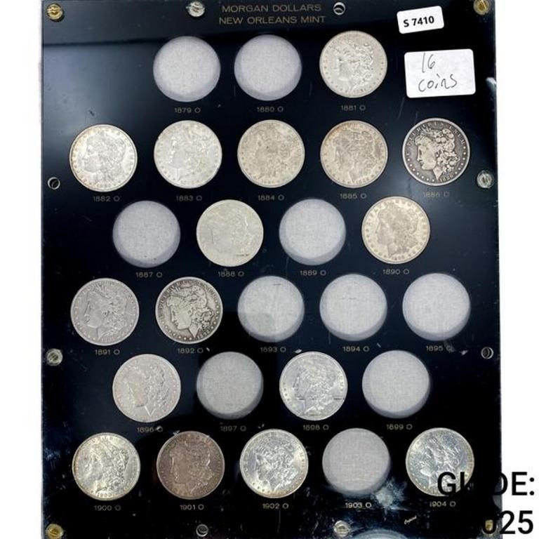 1881-1904-O Morgan Silver Dollar Set (16 Coins)