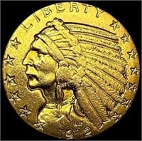 1912-S $5 Gold Half Eagle