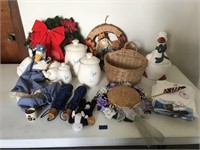 Box of Wreaths, Jars, and More