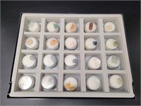 Rock Mineral Gems Collection 20 Specimens in Cases