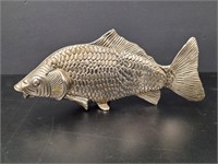 Silvered Kou Fish Letter Holder Napkin Holder