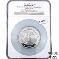 2015 Union $100 5oz Silver Round NGC GEM PR UC