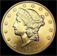 1906-S $20 Gold Double Eagle