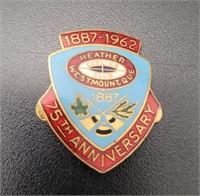 Heather CC Westmount 75th Anniversary Curling Pin