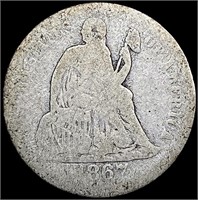 1867-S Seated Liberty Dime