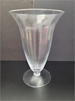Extra Large Footed Glass Floor Vase