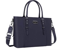 NEW-$53 MOSISO PU Leather Laptop Tote Bag
