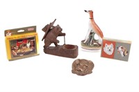 Staffordshire Dog Figurine and Dog Themed Items
