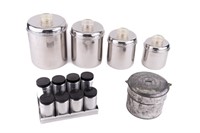 Revere Ware Canisters & Italian Spice Containers