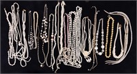 Collection of Faux Pearl Necklaces
