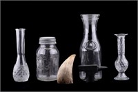 Scrimshaw, Mason Jar, Vases & More