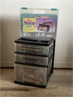 Case/Drawers Of Stamps, Pads And Supplies