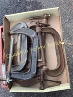 6 LARGE C-CLAMPS