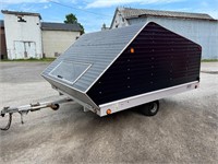 2012 R&R 10ft Long Double Wide Snowmobile Trailer