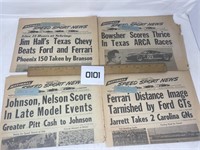 1960s Racing newspapers