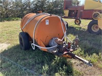 Old Honey Wagon with Pump, 500 Gal. Tank