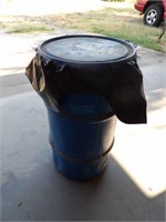 15 GALLON METAL DRUM W/LID