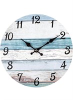 NEW-Homotte Wall Clock, 10 Inch Battery Operated